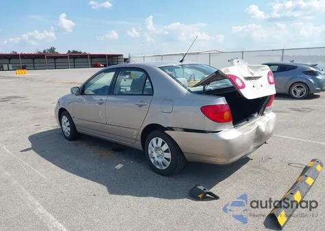 2003 Toyota Corolla Le from USA, damaged, VIN 1NXBR32E73Z056714